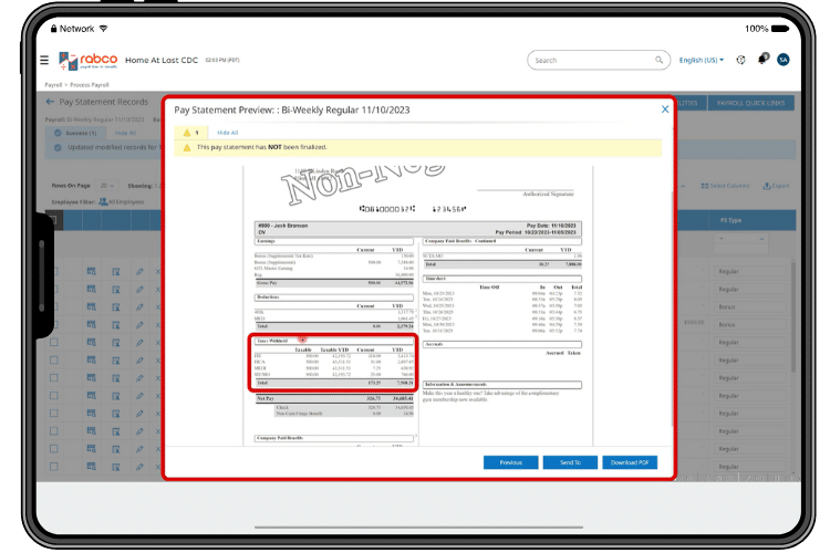 ukg payroll system deductions